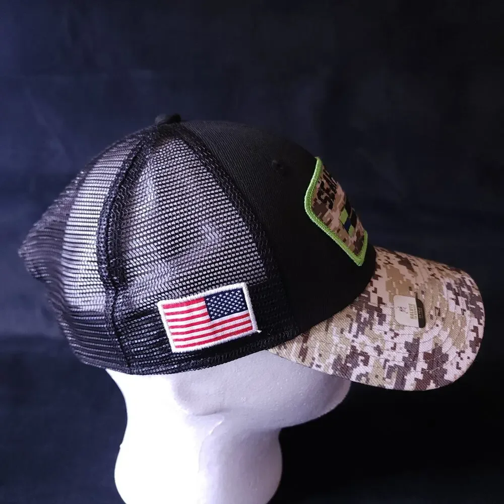 Seattle Seahawks New Era Salute To Service Trucker 9FORTY Snapback Hat Camo New